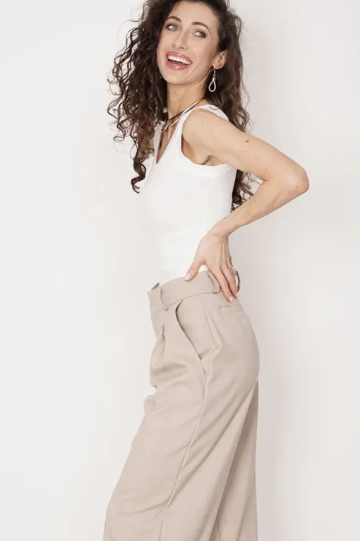 Aspen Trousers Beige<ANGELL Best Sale