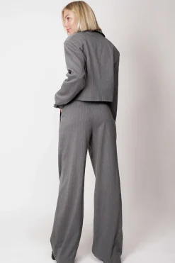 Aspen Trousers Pinstripe Grey<ANGELL Flash Sale