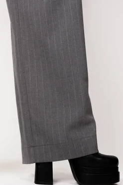Aspen Trousers Pinstripe Grey<ANGELL Flash Sale