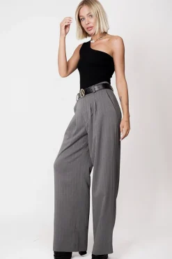 Aspen Trousers Pinstripe Grey<ANGELL Flash Sale