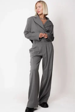Aspen Trousers Pinstripe Grey<ANGELL Flash Sale