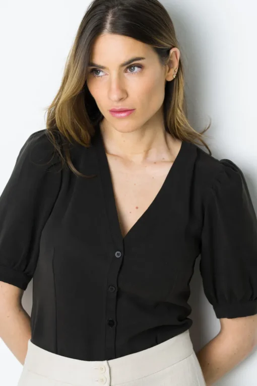 Aster Blouse Black<Avani Cheap