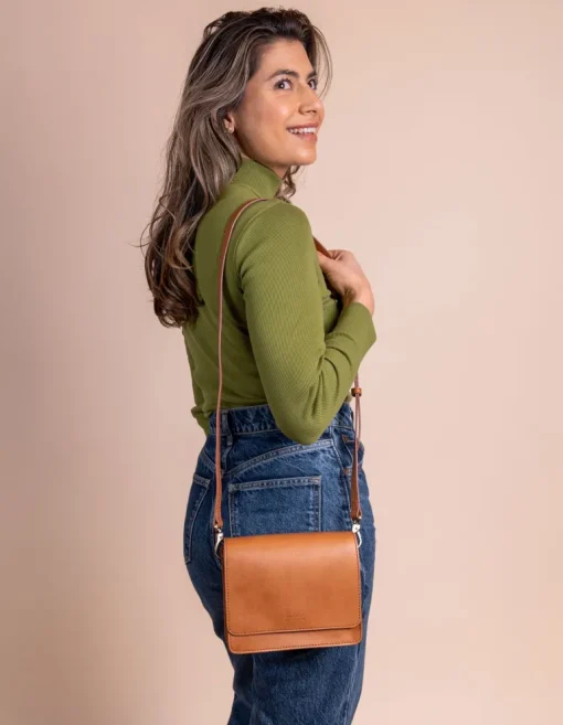 Audrey Mini Cognac Omenanahka<O My Bag Hot