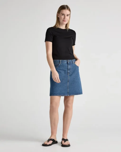 Audry Mini Skirt Medium Stone<MUD Jeans Fashion