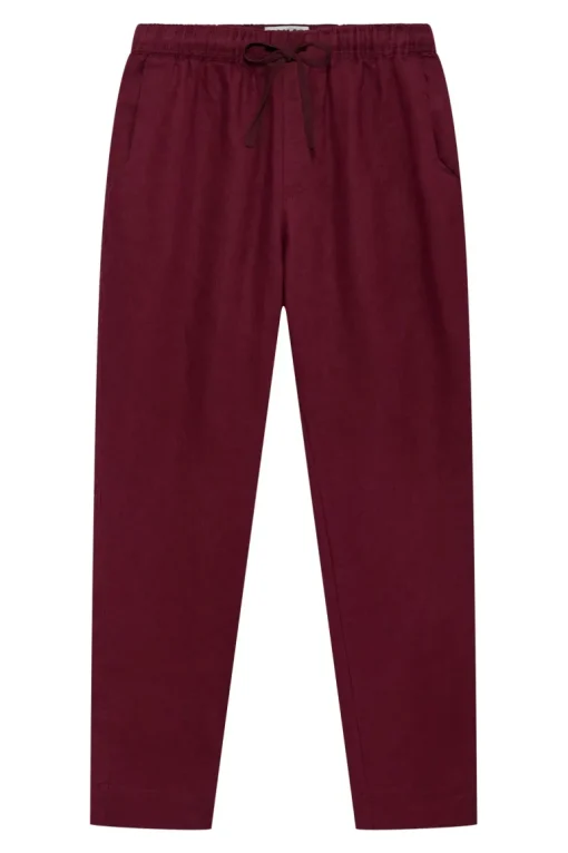 August Linen Trouser Berry<KOMODO Best Sale