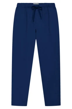 August Linen Trouser Navy Blue<KOMODO Discount