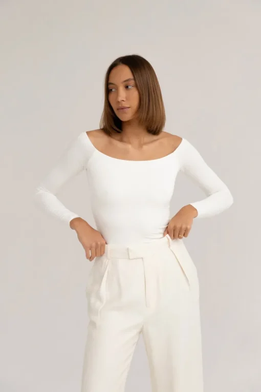 Avoin Olkainen Body Ecru<Saint Body Fashion