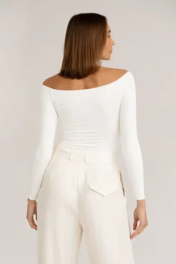 Avoin Olkainen Body Ecru<Saint Body Fashion