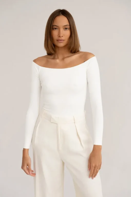 Avoin Olkainen Body Ecru<Saint Body Fashion