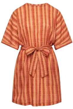 Azul Weave Raidallinen Mekko Pinkki/Oranssi<KOMODO Best