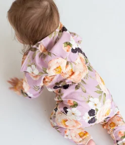 Baby's College Overalls Aprikoosin Kukka Purple<Melli EcoDesign Sale