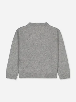 Baby's Embroidered Cashmere Cardigan Koala<bobbin u0026 tricot Best