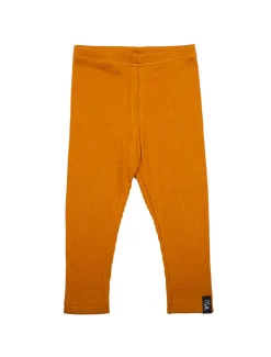 Baby's Ribbed Leggings Orange<Melli EcoDesign Best Sale
