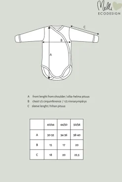 Baby's Ribbed Wrap Body Beige<Melli EcoDesign Flash Sale