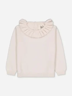 Baby's Ruffled Cashmere Sweater Ivory<bobbin u0026 tricot Cheap