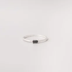 Baguette Sormus Musta<fejn jewelry Cheap