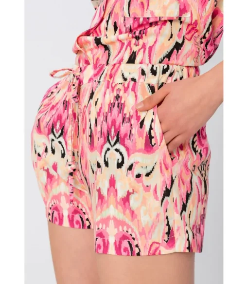 Bahar Print Shorts Pink<Elizabeth LaGre New