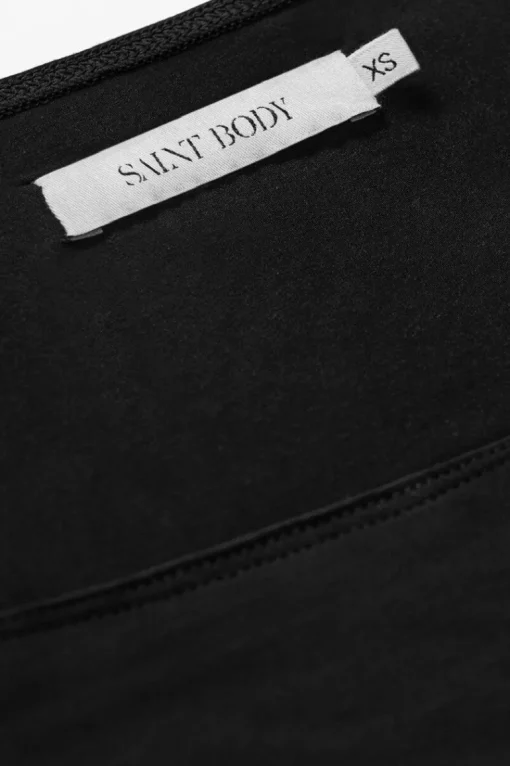 Bamboo Wide Neck Black<Saint Body Clearance
