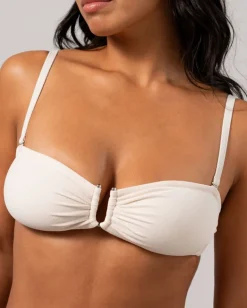 Bandeau Bikini Yläosa Kermanvalkoinen<UNDERSTATEMENT Online