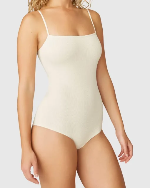 Barbro Rib Body Valkoinen<Swedish Stockings Discount