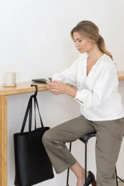 Basic Black Shoulder Bag<CANUSSA Clearance