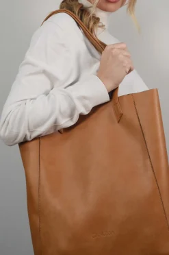 Basic Camel Shoulder Bag<CANUSSA Flash Sale