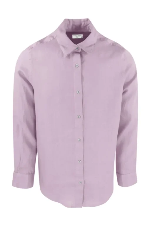 Basic Pellavakauluspaita<Haris Cotton Shop