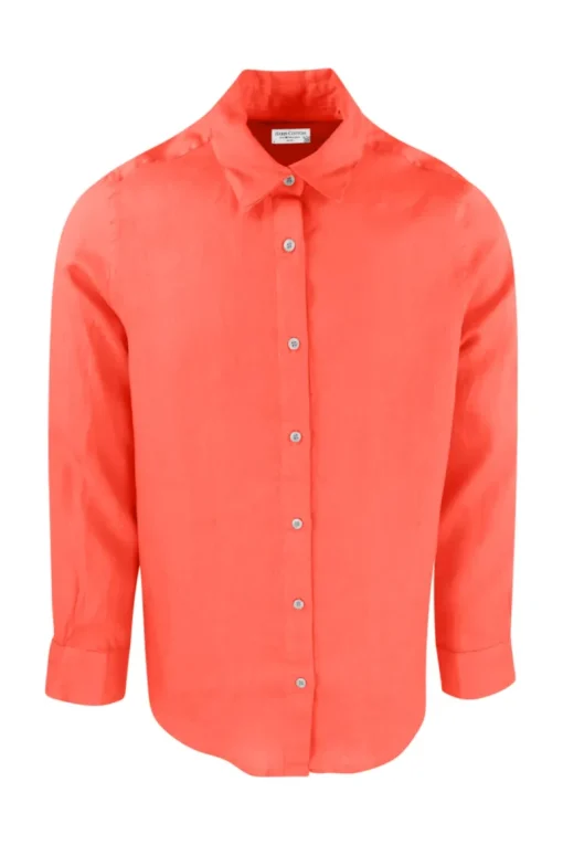 Basic Pellavakauluspaita<Haris Cotton Shop