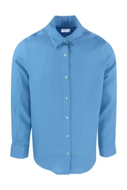 Basic Pellavakauluspaita<Haris Cotton Shop