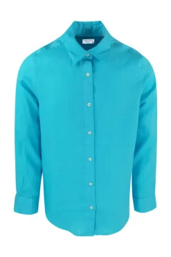Basic Pellavakauluspaita<Haris Cotton Shop