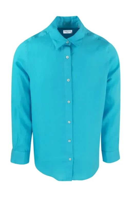 Basic Pellavakauluspaita<Haris Cotton Shop