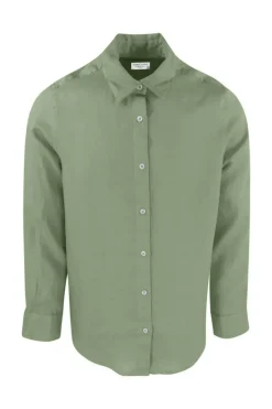 Basic Pellavakauluspaita<Haris Cotton Shop