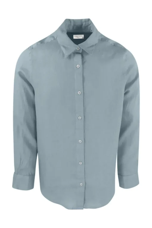 Basic Pellavakauluspaita<Haris Cotton Shop