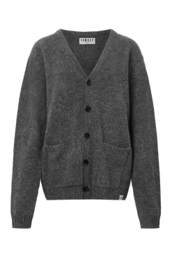 Batsa Wool Cardigan Grey<KOMODO Best Sale