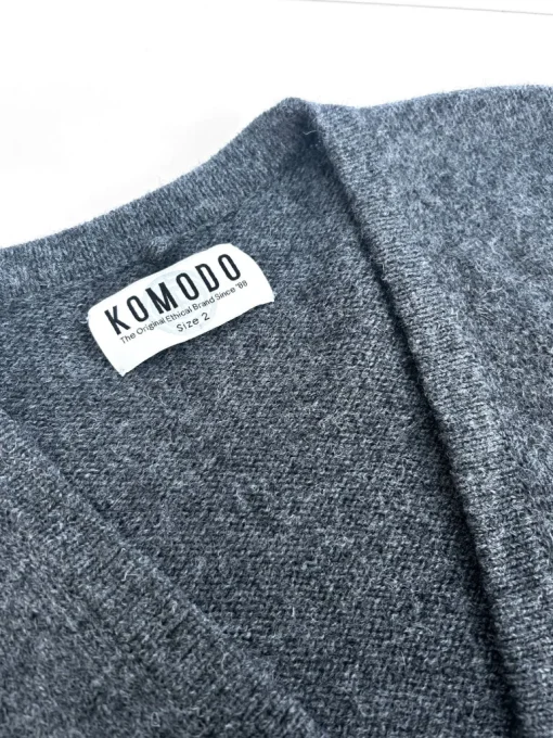 Batsa Wool Cardigan Grey<KOMODO Best Sale