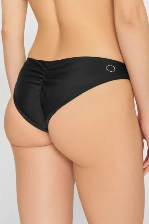 Batur Ruched Bikinialaosa Nero<Copenhagen Cartel Fashion