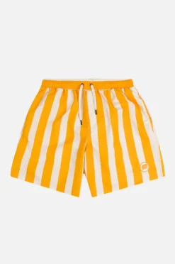 Beach Club Swim Shorts Striped Golden<Trendsplant Discount