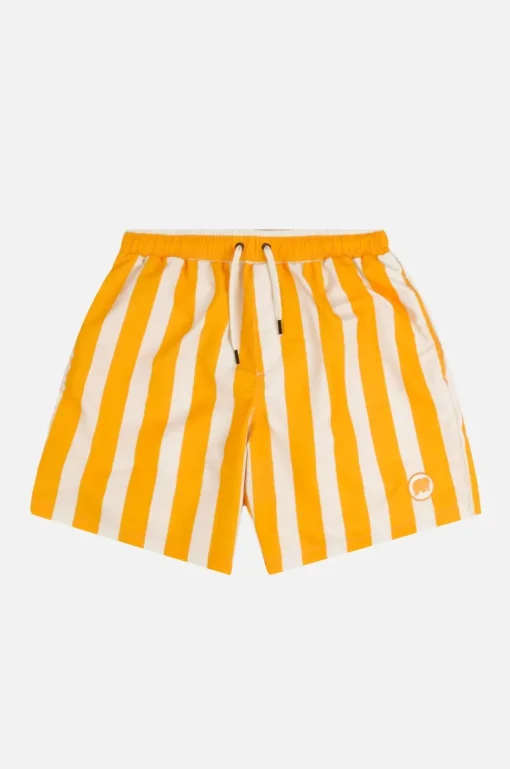 Beach Club Swim Shorts Striped Golden<Trendsplant Discount