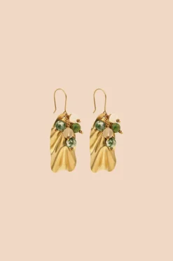 Bela Earrings Green<KAIKO Best Sale