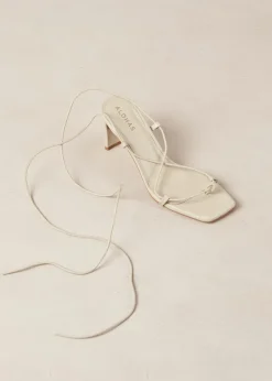 Bellini Leather Sandals Cream White<ALOHAS Online