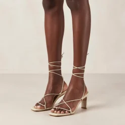 Bellini Leather Sandals Cream White<ALOHAS Online