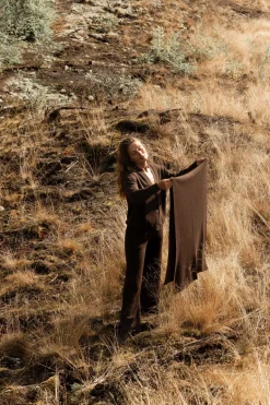 Bene Merino Wide Pants Chocolate<Salanida Store