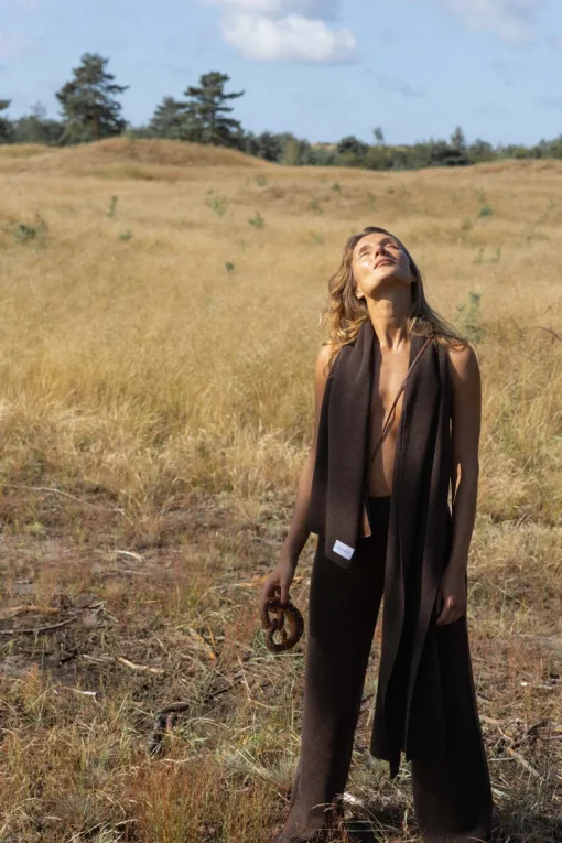 Bene Merino Wide Pants Chocolate<Salanida Store