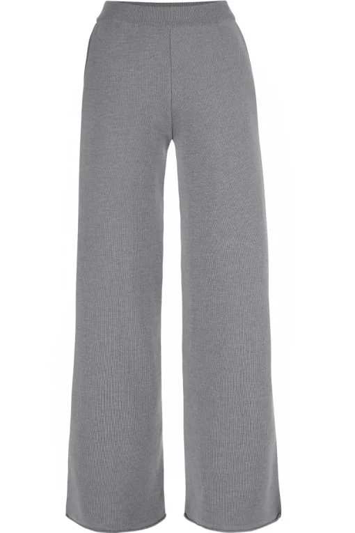 Bene Merino Wide Pants Light Grey<Salanida Fashion