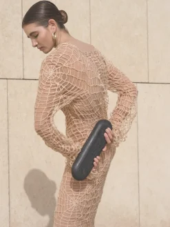 Berdiansk Hämähäkinseitti Mohair Beige Mekko<KM by LANGE Best Sale