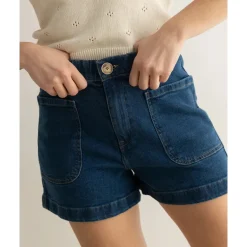 Bermuda María Denim Shorts Dark Blue<Clotsy Brand Sale