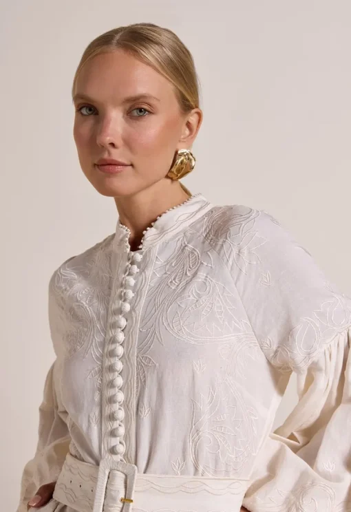 Beyonce Long Dress Antique White<Scarlett Poppies Flash Sale