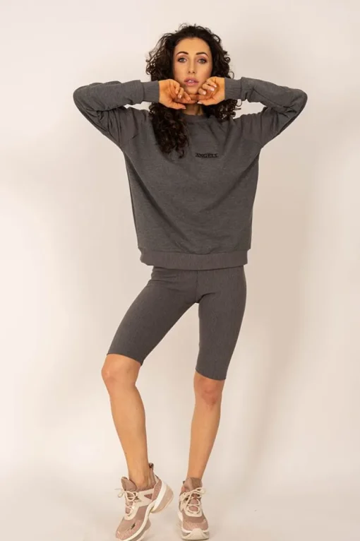 Biker Shorts Grey<ANGELL Flash Sale
