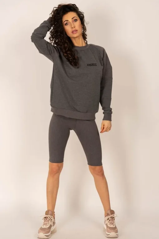 Biker Shorts Grey<ANGELL Flash Sale