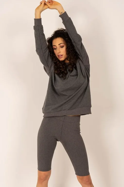 Biker Shorts Grey<ANGELL Flash Sale